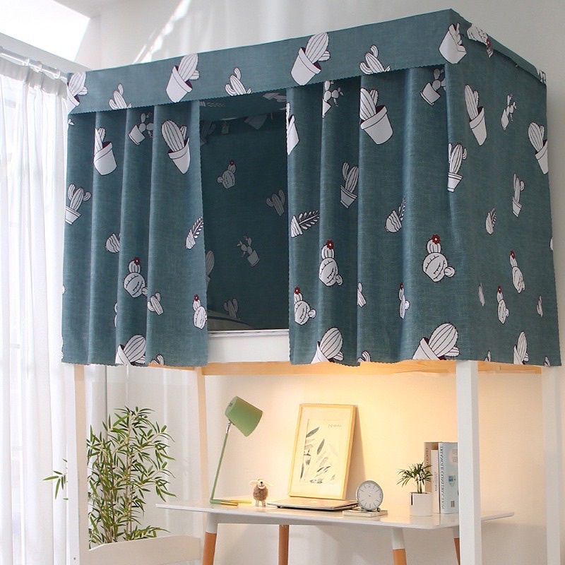 Rèm Giường Tầng Sinh Viên Kích Thước 2mx1m35 Che Nắng Loại Thường