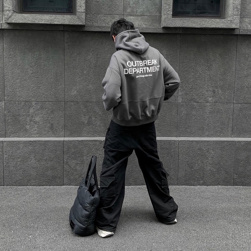 OUTBREAK - ÁO HOODIE FORM BOXY *BUNO HOODIE*
