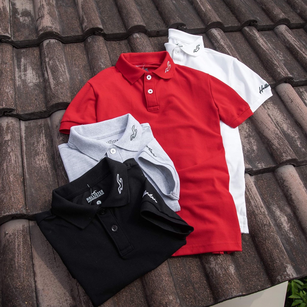 Áo Thun Polo Hollister - Chất Cá Mập, Dày Dặn- Thời Trang Trẻ Trung, Phong Cách- Thoáng Mát, Thoải Mát