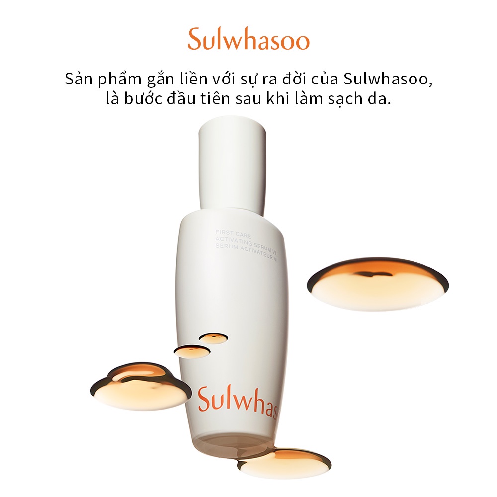 [Thế hệ 6] Tinh Chất Kích Hoạt Dưỡng Da Đầu Tiên, Kích Hoạt Da Căng Mướt - Sulwhasoo First Care Activating Serum VI 60ML