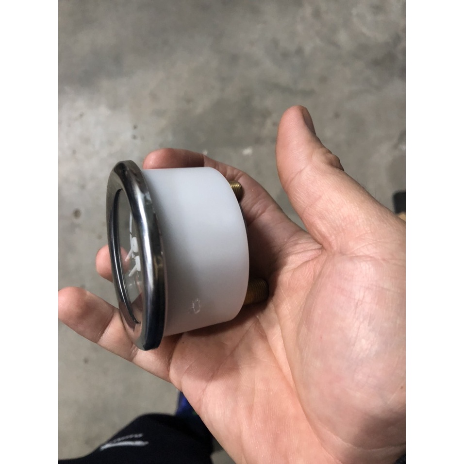 Đồng hồ áp suất hai kim đo 3 &15 Bar cho máy pha cà phê  dung cho máy nuova, BFC, Saremo