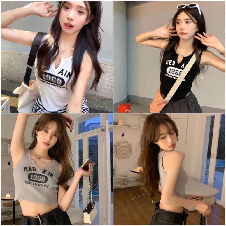 Áo 3 lỗ nữ style - Bra Nữ 2 Dây Bản To Dáng Lửng Có Đệm Ngực Trend Mới nội y xanh - chất mát