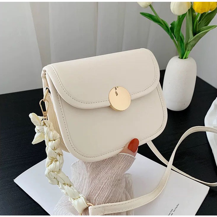 Túi xách nữ, Dây Đeo Da Cao Cấp cá tính Túi đeo chéo nữ, đẹp đi chơi dễ thương cute TX37