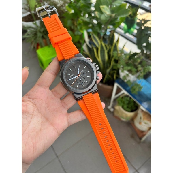 Đồng Hồ Nam Michael Kors Dylan Chronograph , Dây Cao Su , Size 48mm