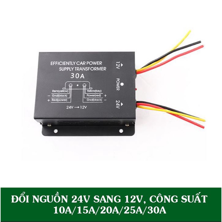 Bộ chuyển nguồn DC24V sang DC12V