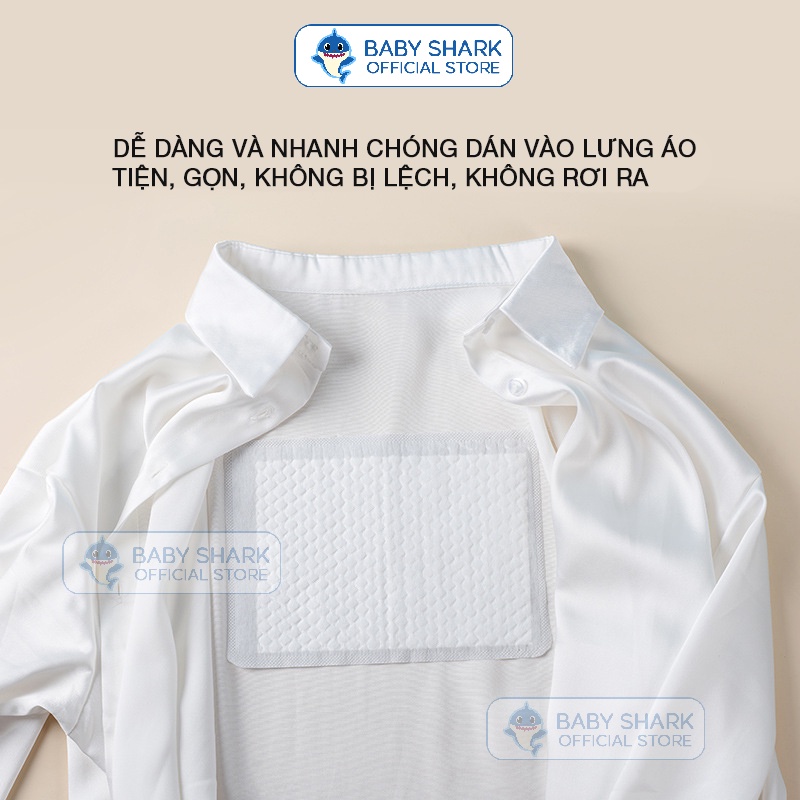 Miếng dán lót lưng thấm mồ hôi lưng cho bé từ Nhật Bản 10 miếng/túi tốt hơn khăn thấm mồ hôi cho bé khỏe mạnh