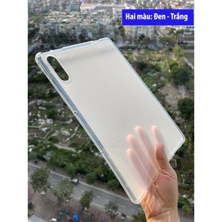 Ốp lưng dẻo cho lenovo p11 pro / xiaoxin pad pro 2021 11.5 inch j706 silicon trong nhám, đen bảo vệ máy chống vân tay