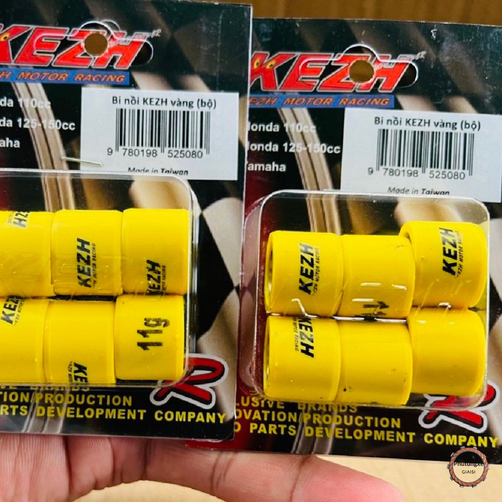 Bi nồi KEZH xe ga VARIO 150cc / 125cc / CLICK / AB 125/150 / 11g / 12g /13g / 14g / 15gam lỗi đồng