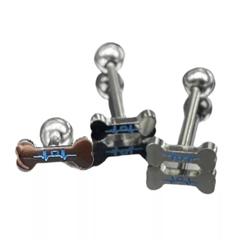 KHUYÊN LƯỠI - Khuyên Lưỡi Hình Xương - Khuyên Thép Y Tế Không Gỉ - Khuyên xỏ lưỡi