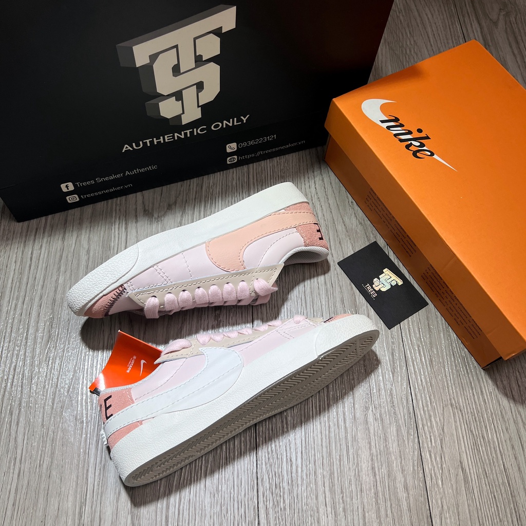 Giày thể thao NIKE BLAZER LOW 77 JUMBO LIGHT SOFT PINK DQ1470 601