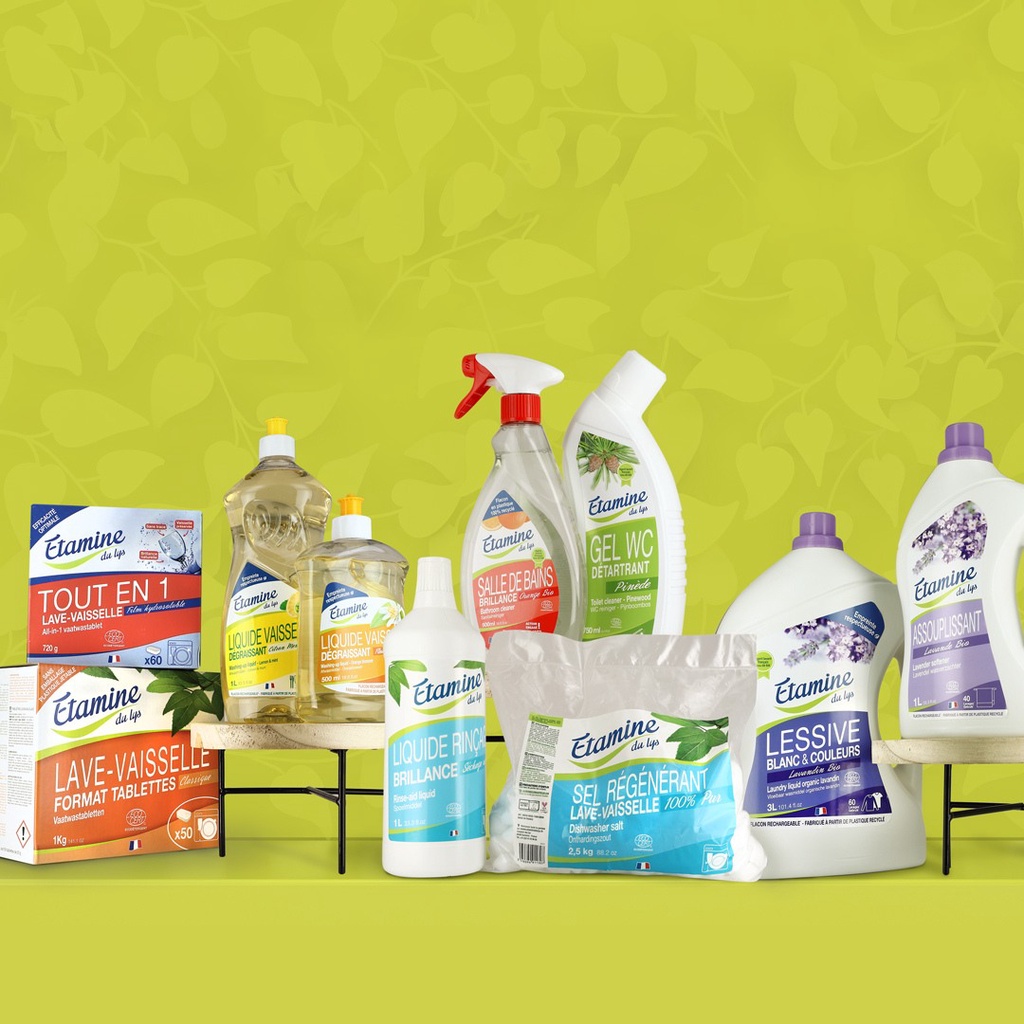 Nước rửa chén hương hoa hồng dại - hoa cam - chanh bạc hà 1 lít -