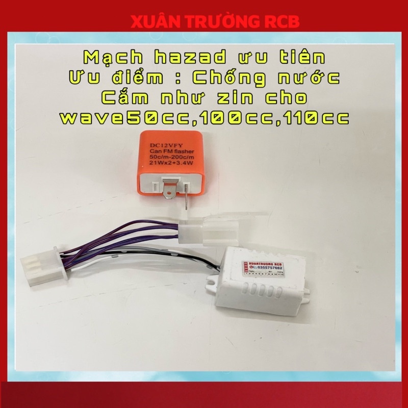 Mạch Hazard wave 50cc 100cc 110cc