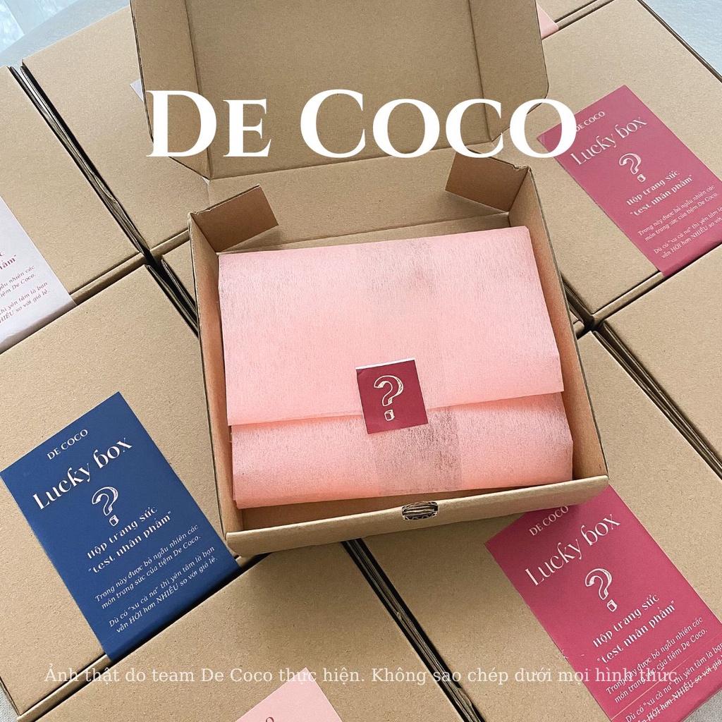 Hộp trang sức phụ kiện De Coco Lucky Box có sản phẩm ngẫu nhiên