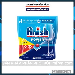 Viên (Gel) rửa bát Finish All in 1 (Max) - 10 tính năng  - ImP - ImPvn