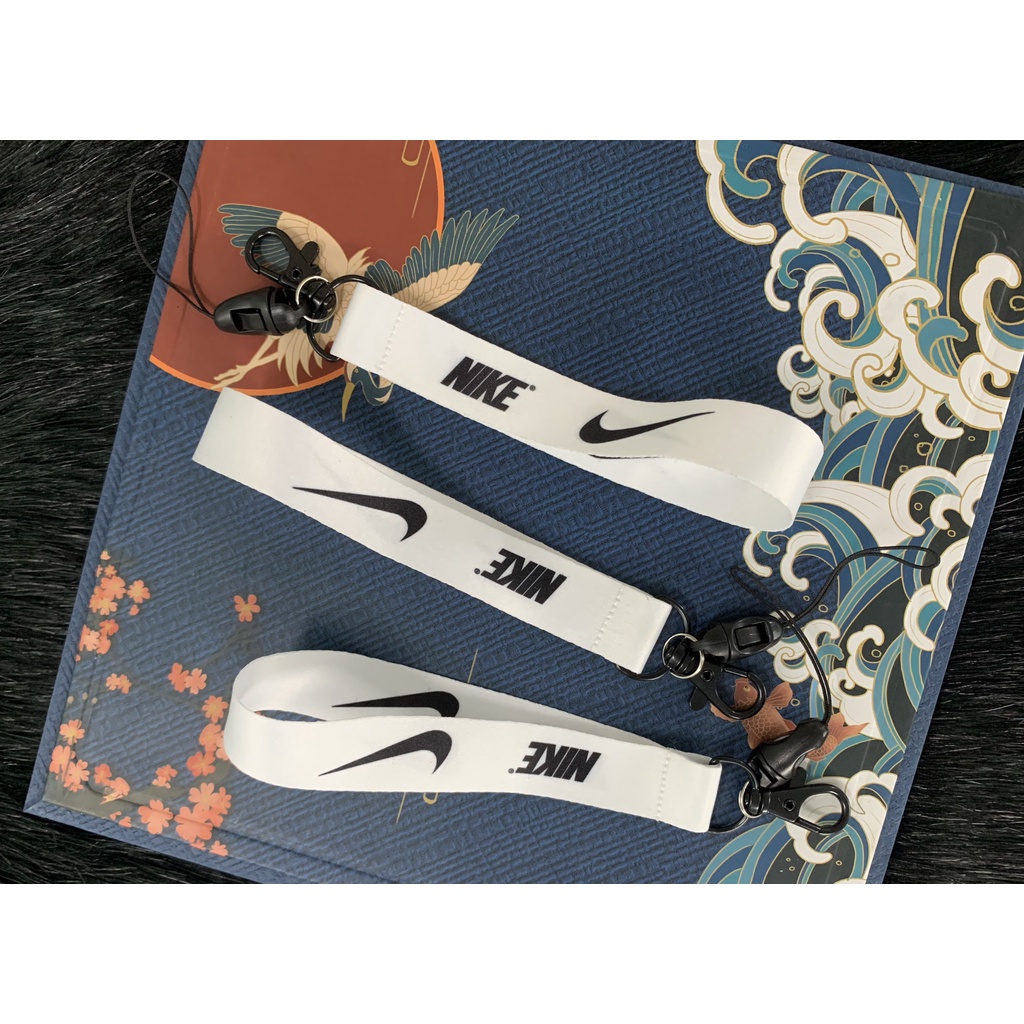 Dây đeo thẻ, dây đeo móc khóa in logo Nike