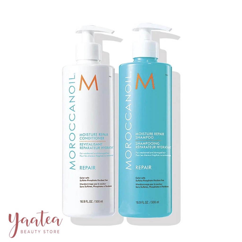 Combo Dầu Gội + Xả Maroccanoil phục hồi tóc 500ml