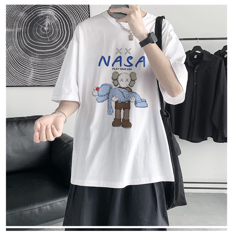 Áo thun nam, áo thun nữ tay lỡ unisex NS01, Áo phông cotton form rộng oversize streetwear Hot Trend 2023 | BigBuy360 - bigbuy360.vn