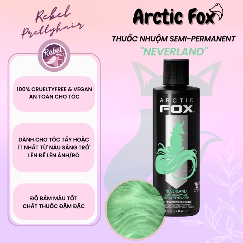 Thuốc nhuộm tóc Arctic Fox Neverland