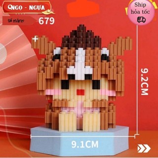 Đồ chơi Lắp ráp Mô hình lắp ráp 3D mini 12 con giáp