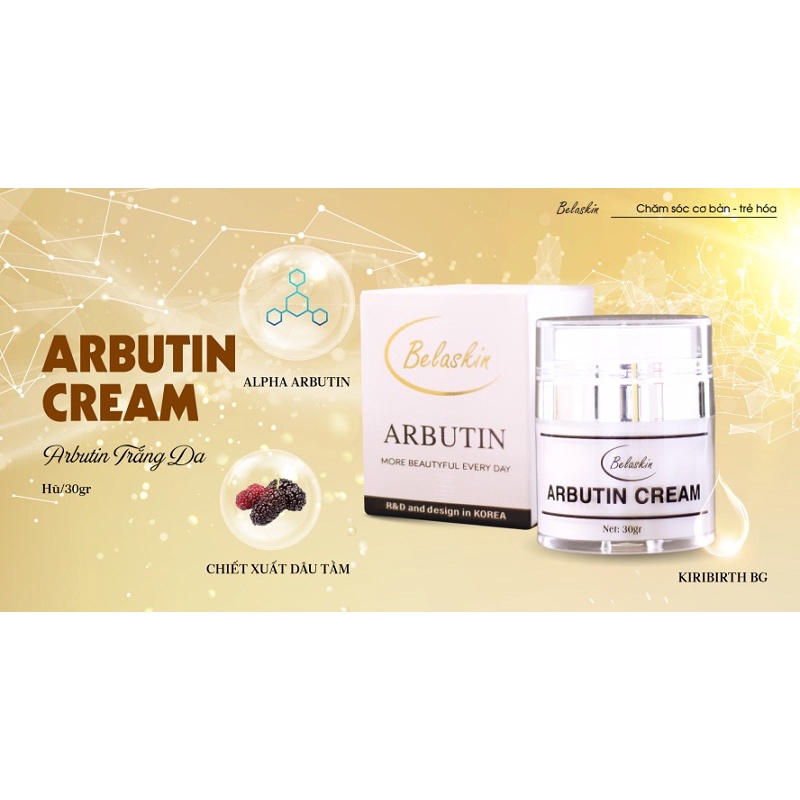 kem trắng da ARBUTIN