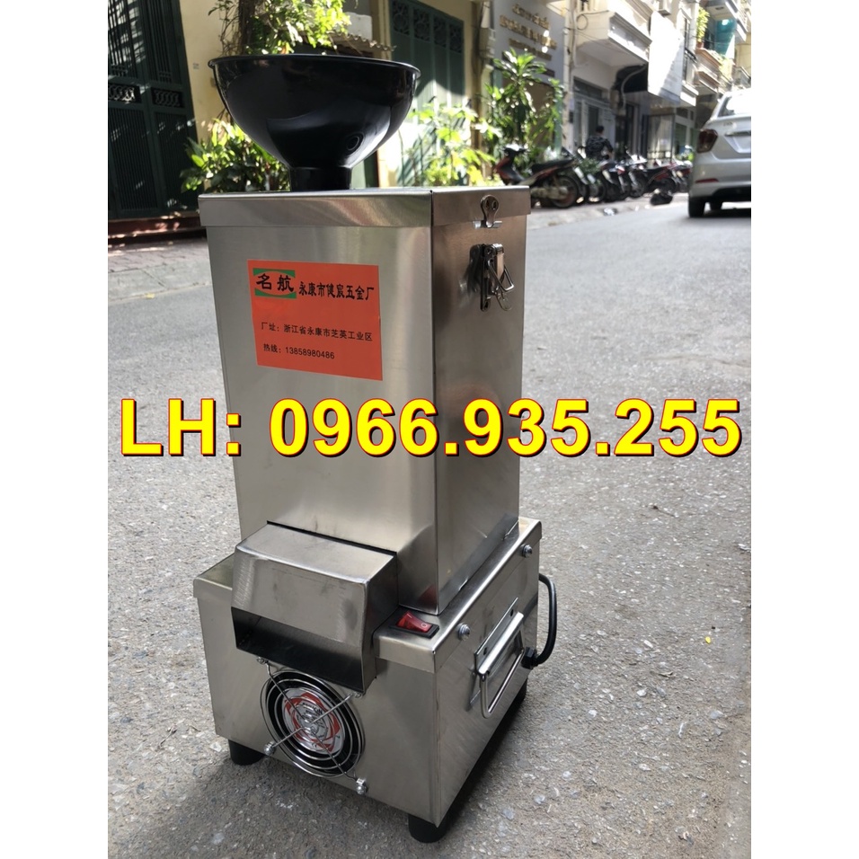 Máy bóc vỏ lạc inox năng suất 50kg/h
