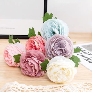 Cành hoa hồng hoa vải lụa cao cấp