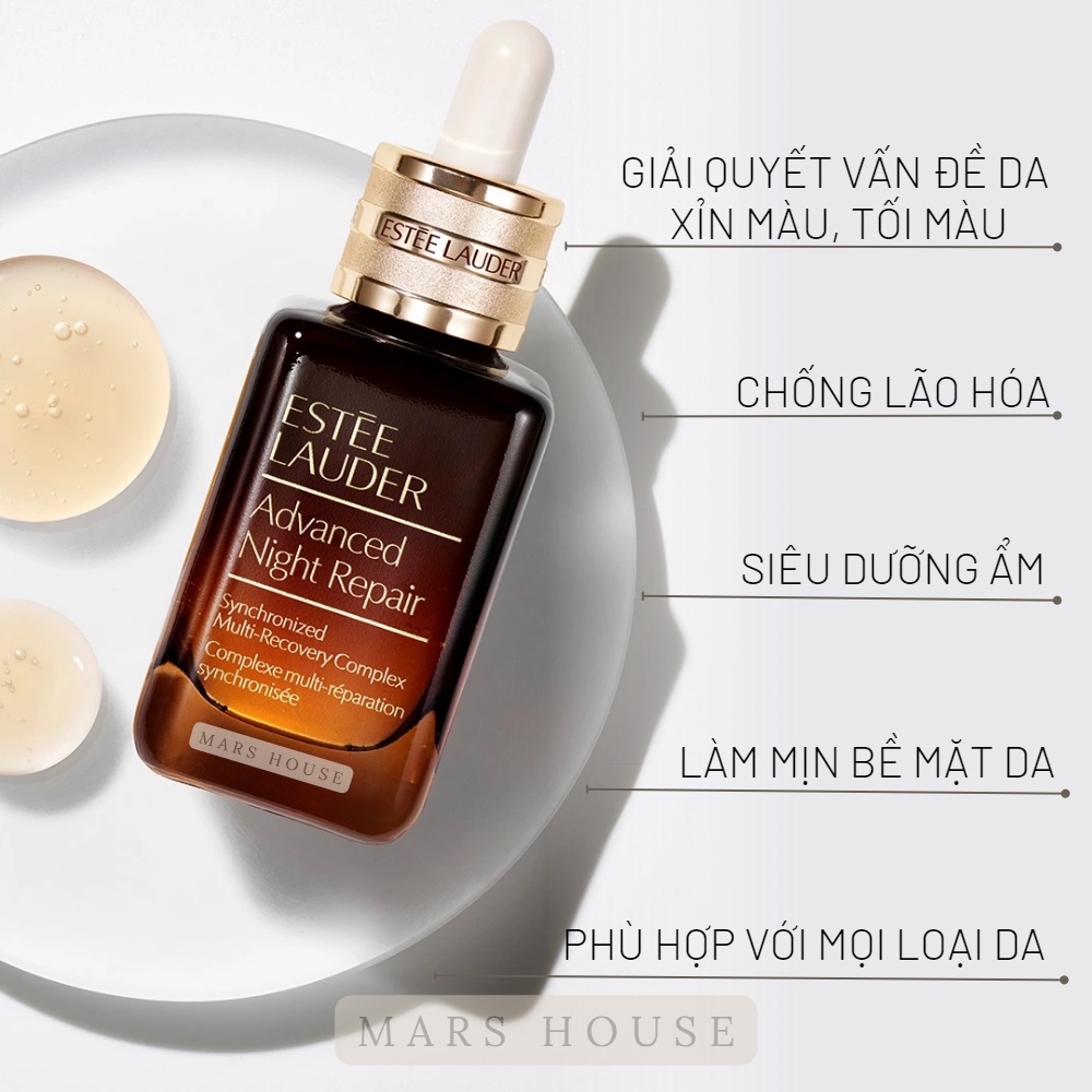 Serum Estee Lauder Advanced Night Repair - Tinh Chất Dưỡng Ẩm, Chống Lão Hóa, Phục Hồi Da Ban Đêm
