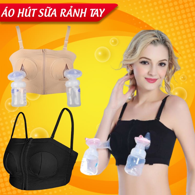Áo hút sữa rảnh tay chất liệu co giãn thoáng mát - Momby Shop