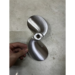 Chân vịt inox AB 13hp trơn mỹ chân vịt 2 cánh máy xăng inox 304