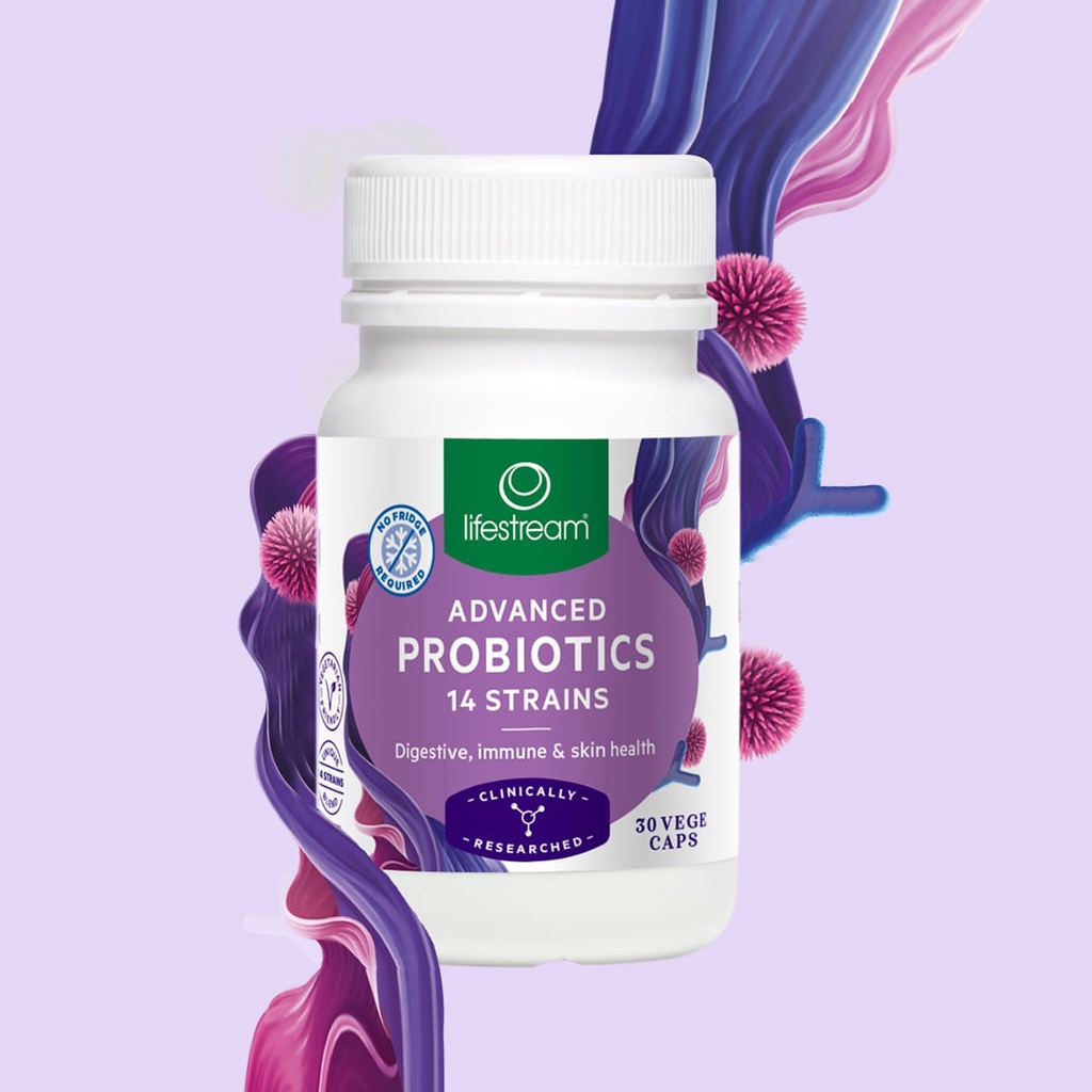 Viên Uống Men Vi Sinh, hỗ trợ tiêu hóa, đẹp da Lifestream Advanced Probiotic 30 viên