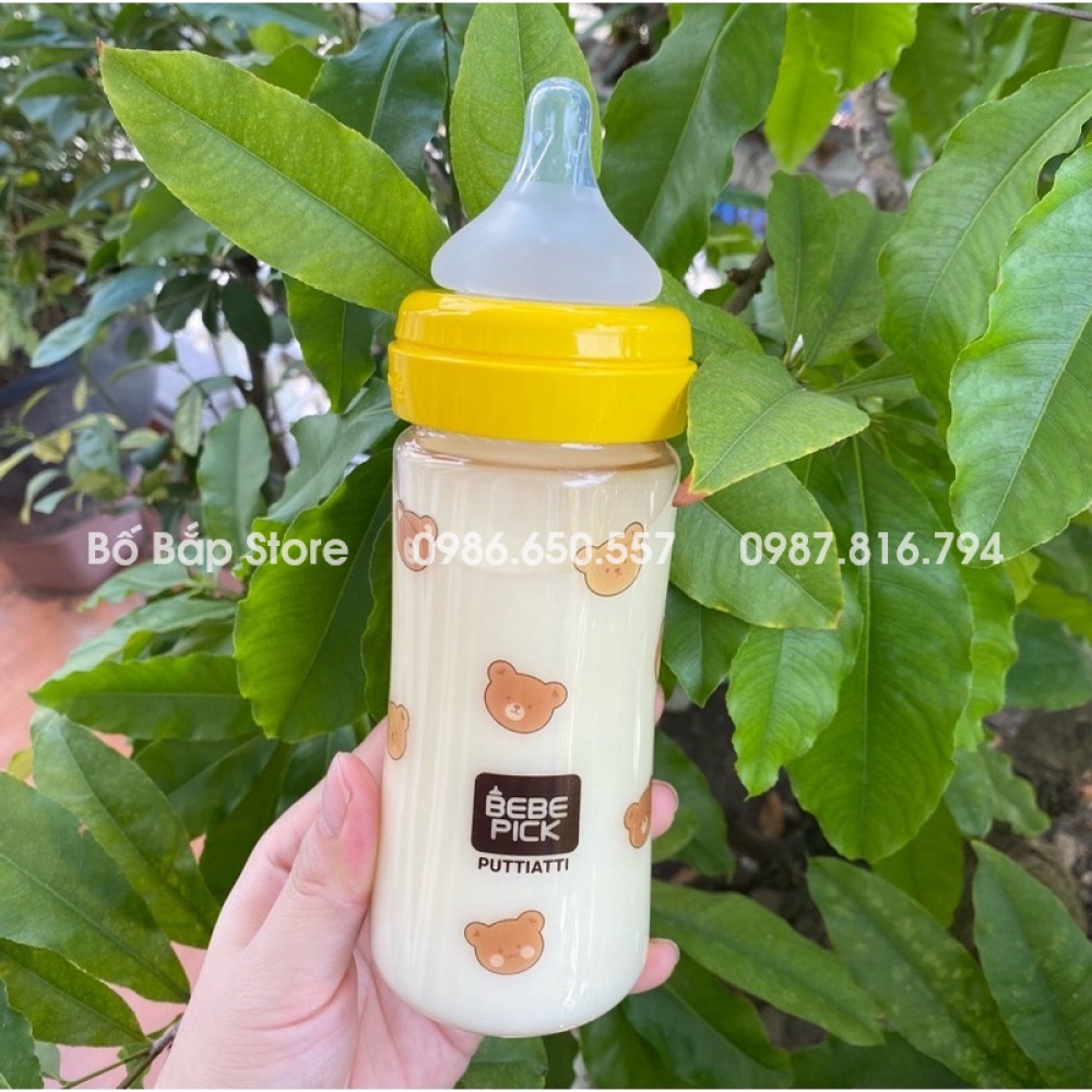 Sticker Gấu Dán Bình Sữa Và Đồ Dùng Cho Bé, Chống Nước Và Chịu Nhiệt Cả Tia UV Tiệt Trùng - Bố Bắp Store