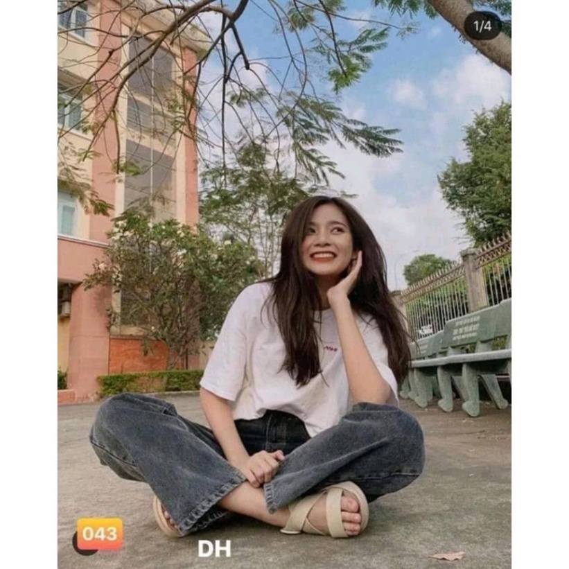 Quần Jean nữ ống rộng, lưng cao phong thái Retro Jean xanh, xanh nhạt, xám khói [Có Bigsize]- Jean Baggy_G09 | BigBuy360 - bigbuy360.vn