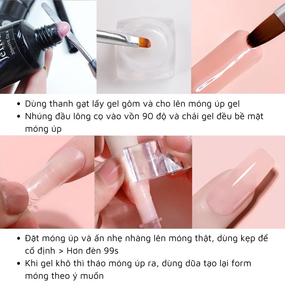 Cọ đắp gel đa năng JELIVA 2 đầu NGHI THẢO