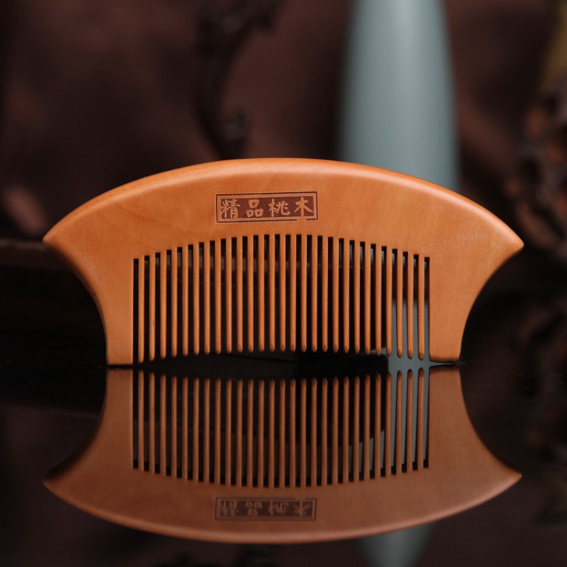 Lược Gỗ Đuôi Cá Chống Tĩnh Điện Phong Cách Retro