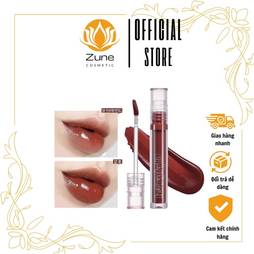 Son Tint Bóng Lilybyred Glassy Layer Fixing Tint ⚡[CHÍNH HÃNG]⚡ Hàn Quốc Màu 08 Siêu Hot BURNT BRICK