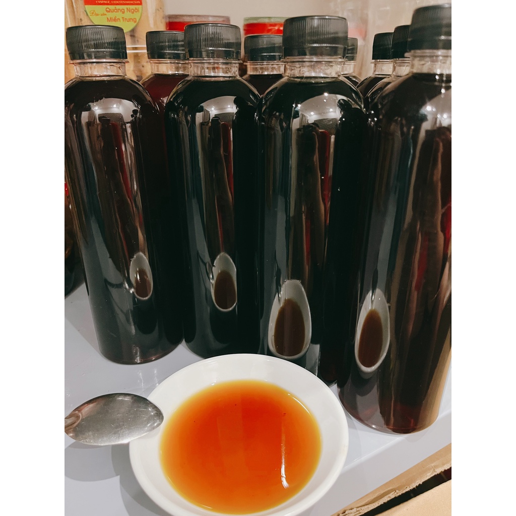 Mật Mía Để Kho Cá, Thịt,... Đặc Sản Truyền Thống Quảng Ngãi Chai 500ml - Tiệm Út Duyên 76 Đặc sản