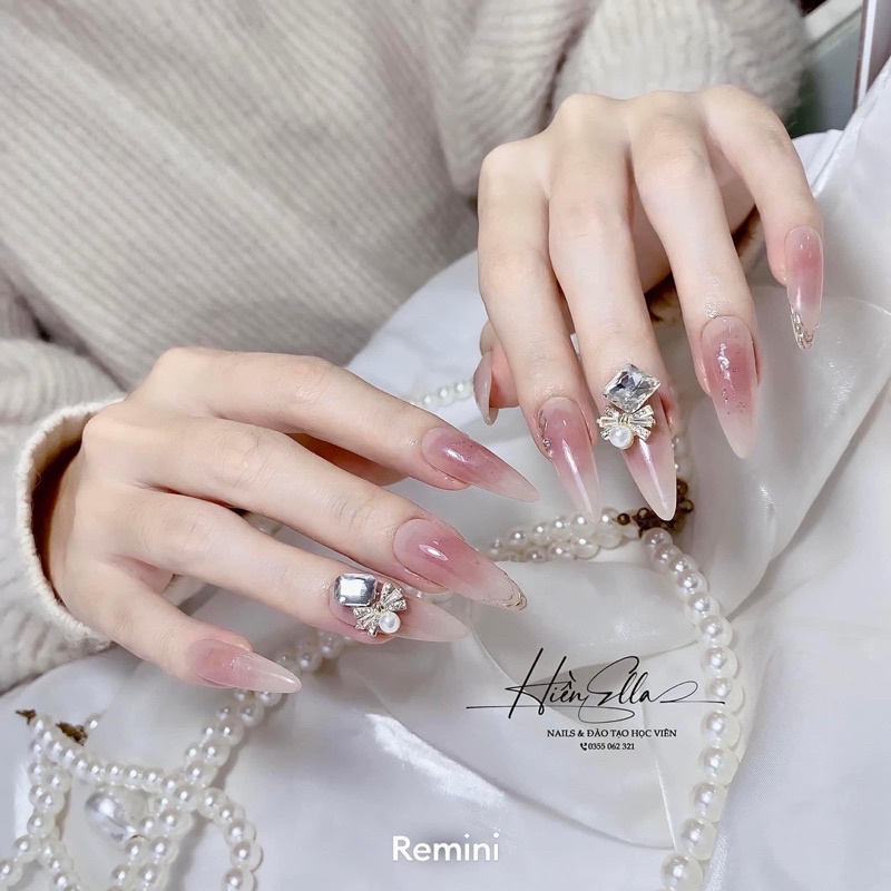 Nailbox Tiểu Thư, Nailbox Thiết Kế Sang Chảnh, Nail Cô Dâu, Nailbox Nhẹ Nhàng