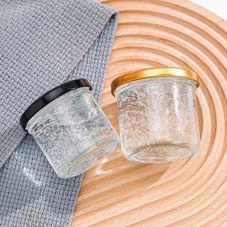 ❣️❣️ hũ thủy tinh đáy nhỏ 100ml nắp thiếc màu đen - đựng thực phẩm, gia vị