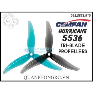 2 cặp cánh 3 lá gemfan 5 inch hurricane 5536 3-blade propellers
