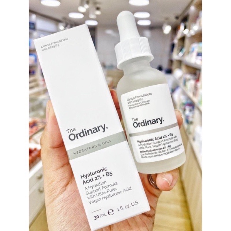 Serum cấp ẩm hồi phục Hyaluronic Acid 2% + B5 - The Ordinary 30ml