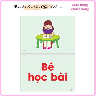 Học liệu Bé đang làm gì