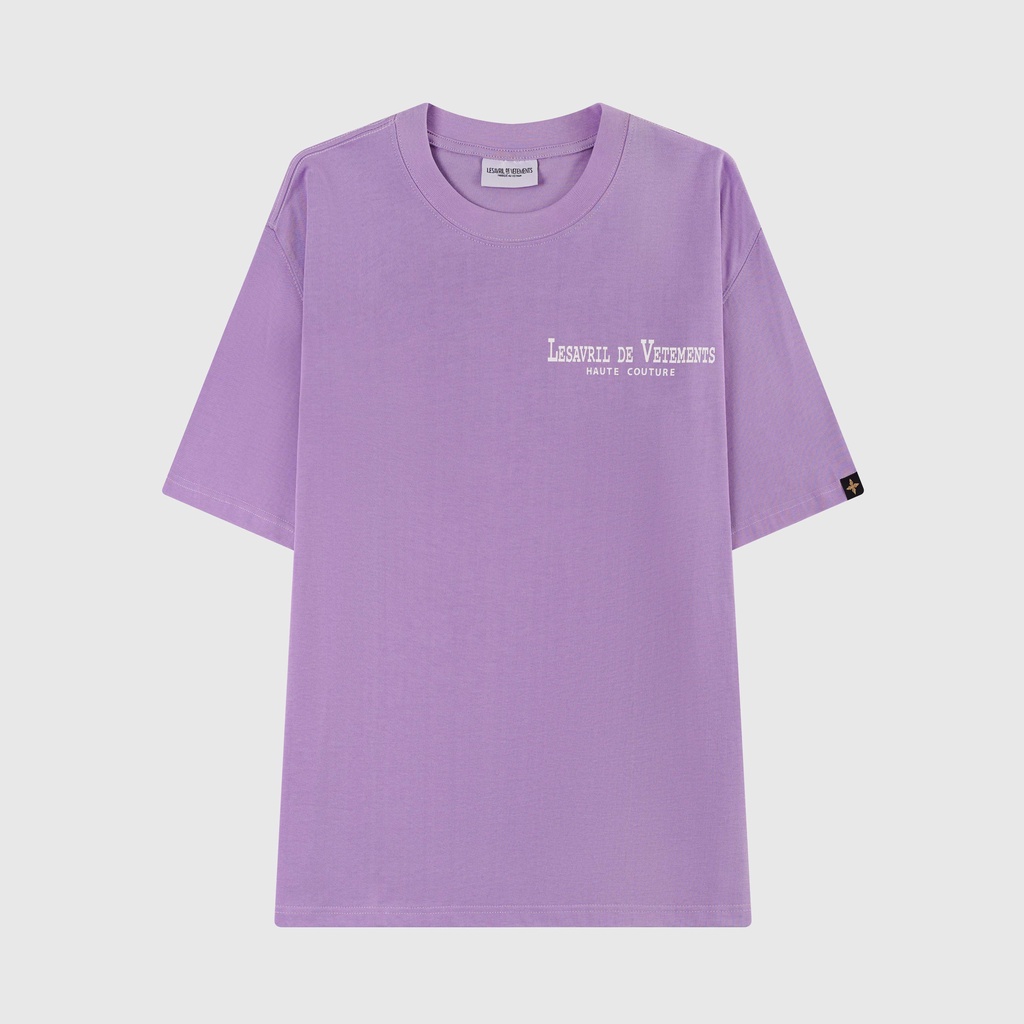 Áo thun Lesavril de Vetements Haute Couture Purple