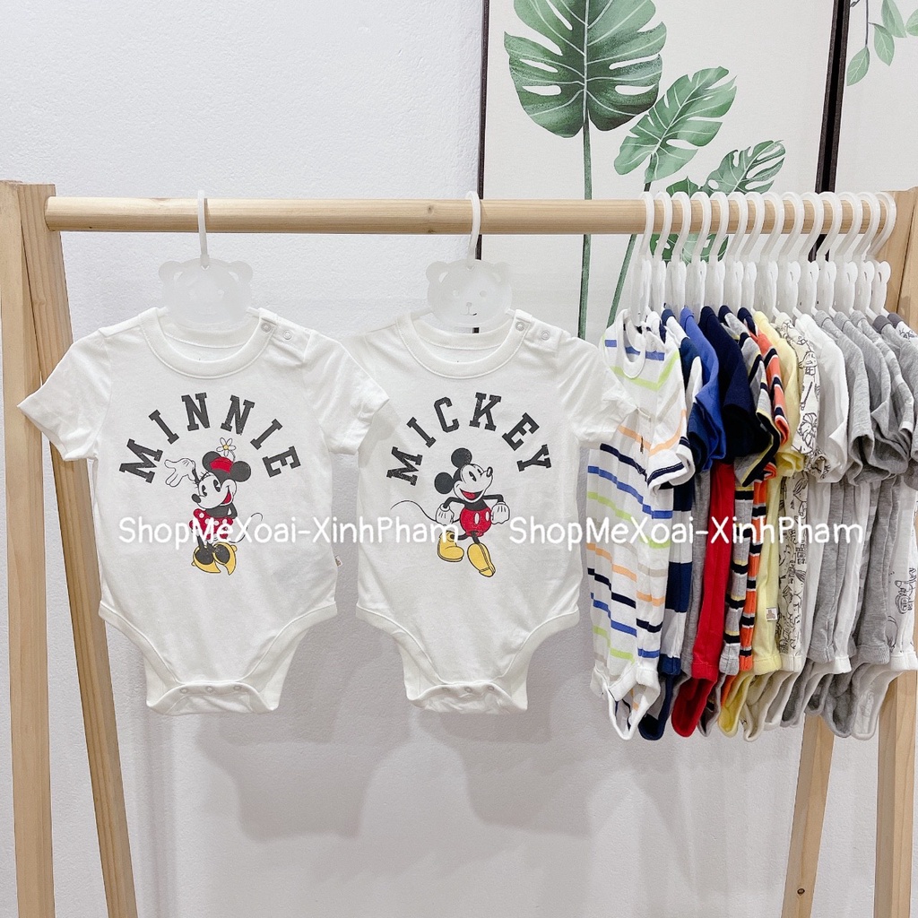Body chip cộc tay Organic cotton hiệu GA..P xuất xịn hàng cao cấp