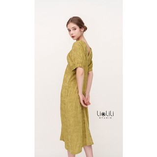 Đầm lụa cổ tim - THIẾT KẾ TỪ LIALILI