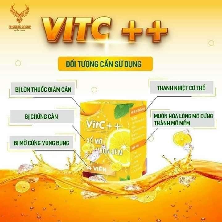 Viên Xổ Mỡ Ban Đêm VITC++ giảm mỡ bụng CHÍNH HÃNG