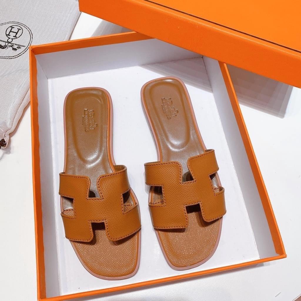 Dép Nữ Quai H Nhiều Màu Vân Mới Da Lì Hàng Quảng Châu Loại 1