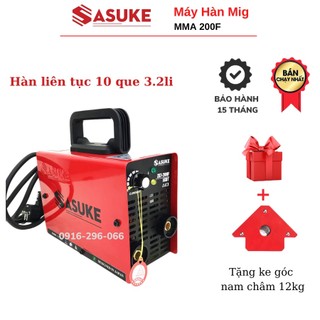 Máy hàn điện tử mini sasuke zx7 200f chuyên hàn que 2,6li