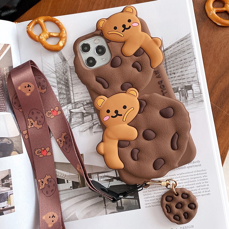 Dễ Thương Ốp Điện Thoại Silicon Họa Tiết Động Vật Hoạt Hình Cho iphone 15 14 13 12 11 pro max