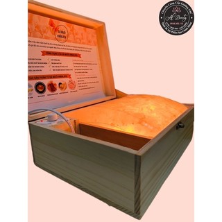 (Size đá To) HỘP ĐÁ MUỐI HIMALAYA MASSAGE, THẢI ĐỘC TỐ CHO CƠ THỂ