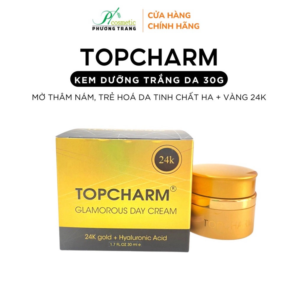 Kem dưỡng trắng mờ thâm nám TOPCHARM - giúp căng bóng trẻ hóa làn da 30g
